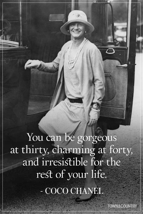 Coco Chanel quotes at 30